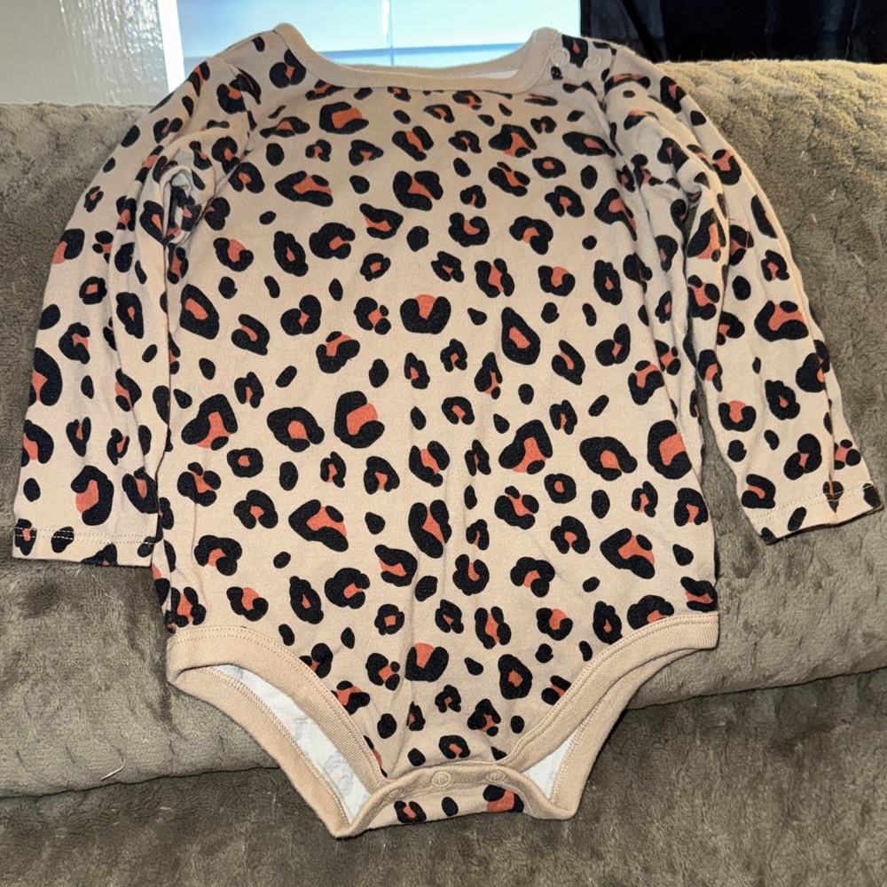 Leopard Print Kids One Piece